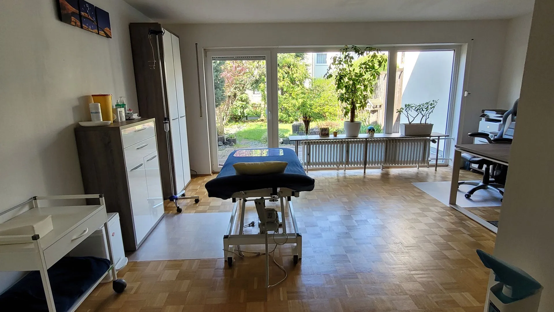 Ein paar Impressionen aus der Praxis - nach dem Umzug in die Borkumer Straße in Nürnberg